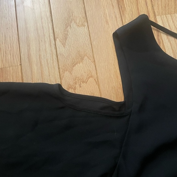 Chelsea 28 Black Dress with Flare Sleeves Size Large - Picture 2 of 6